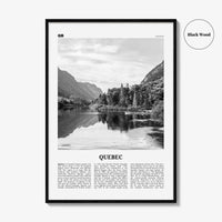 Quebec Print Black and White, Québec Print Black and White, Québec Wall Art, Québec Poster, Québec Photo, Québec Wall Décor, Montreal Canada