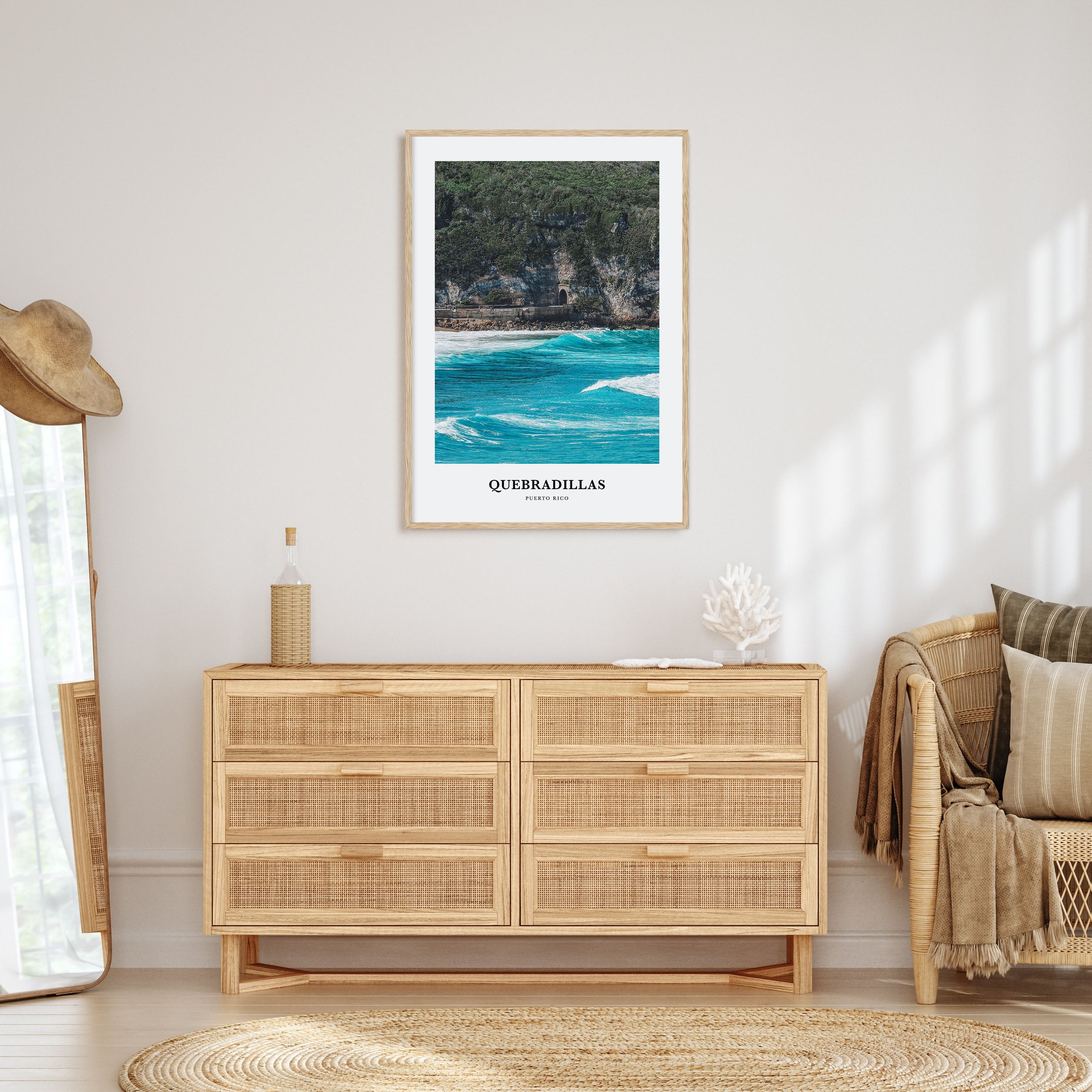 Quebradillas Portrait Color Poster