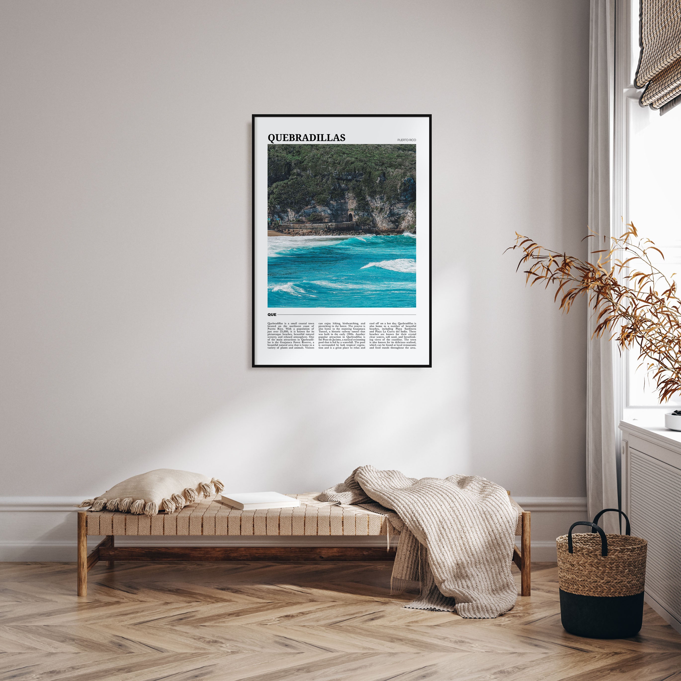 Quebradillas Travel Color Poster