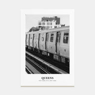 Queens, New York Portrait B&W No 3 Poster