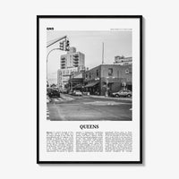 Queens Print Black and White New York No 2, Queens Wall Art, Queens Poster, Queens Photo, Queens Wall Decor, USA, United States