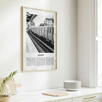 Queens Print Black and White New York No 3, Queens Wall Art, Queens Poster, Queens Photo, Queens Wall Decor, USA, United States