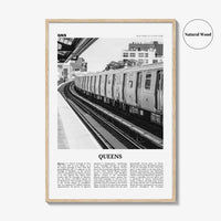 Queens Print Black and White New York No 3, Queens Wall Art, Queens Poster, Queens Photo, Queens Wall Decor, USA, United States