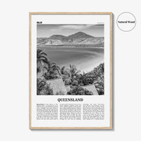 Queensland Print Black and White, Queensland Wall Art, Queensland Poster, Queensland Photo, Queensland Wall Decor, Australia