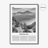 Queensland Print Black and White, Queensland Wall Art, Queensland Poster, Queensland Photo, Queensland Wall Decor, Australia