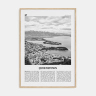 Queenstown Travel B&W Poster