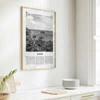 Quepos Print Black and White, Quepos Wall Art, Quepos Poster, Quepos Photo, Quepos Wall Décor, Quepos Map, Costa Rica