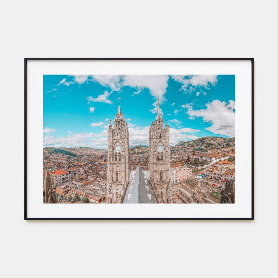 Quito Landscape Color Poster