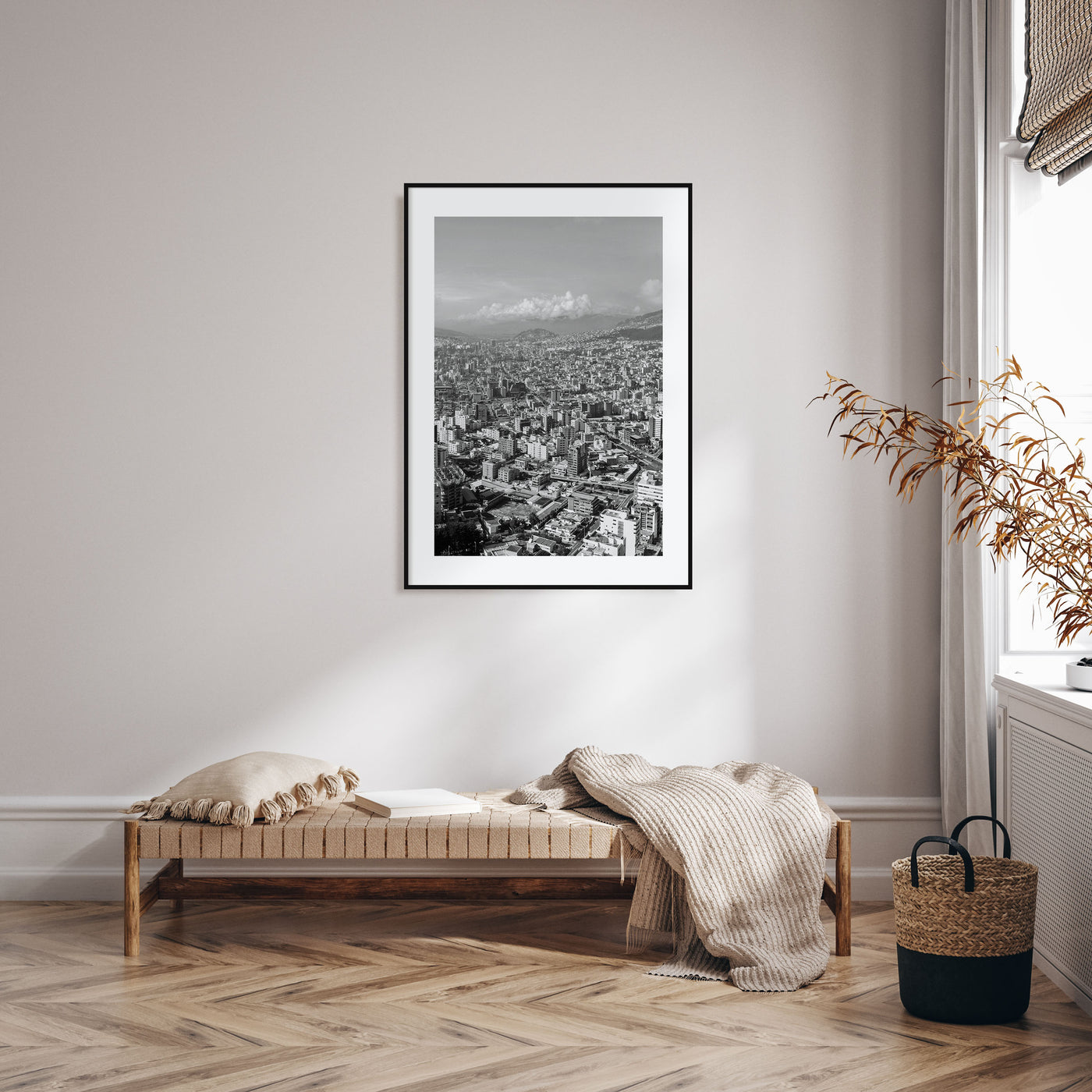 Quito Photo B&W Poster