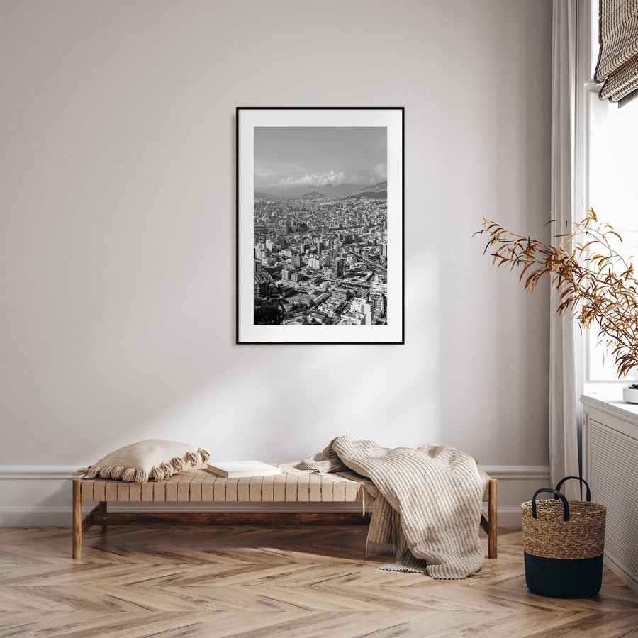 Quito Photo B&W Poster