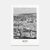 Quito Portrait B&W Poster