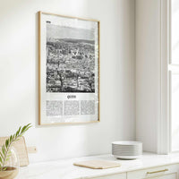 Quito Print Black and White, Quito Wall Art, Quito Poster, Quito Photo, Quito Wall Decor, Ecuador, Pichincha, South America