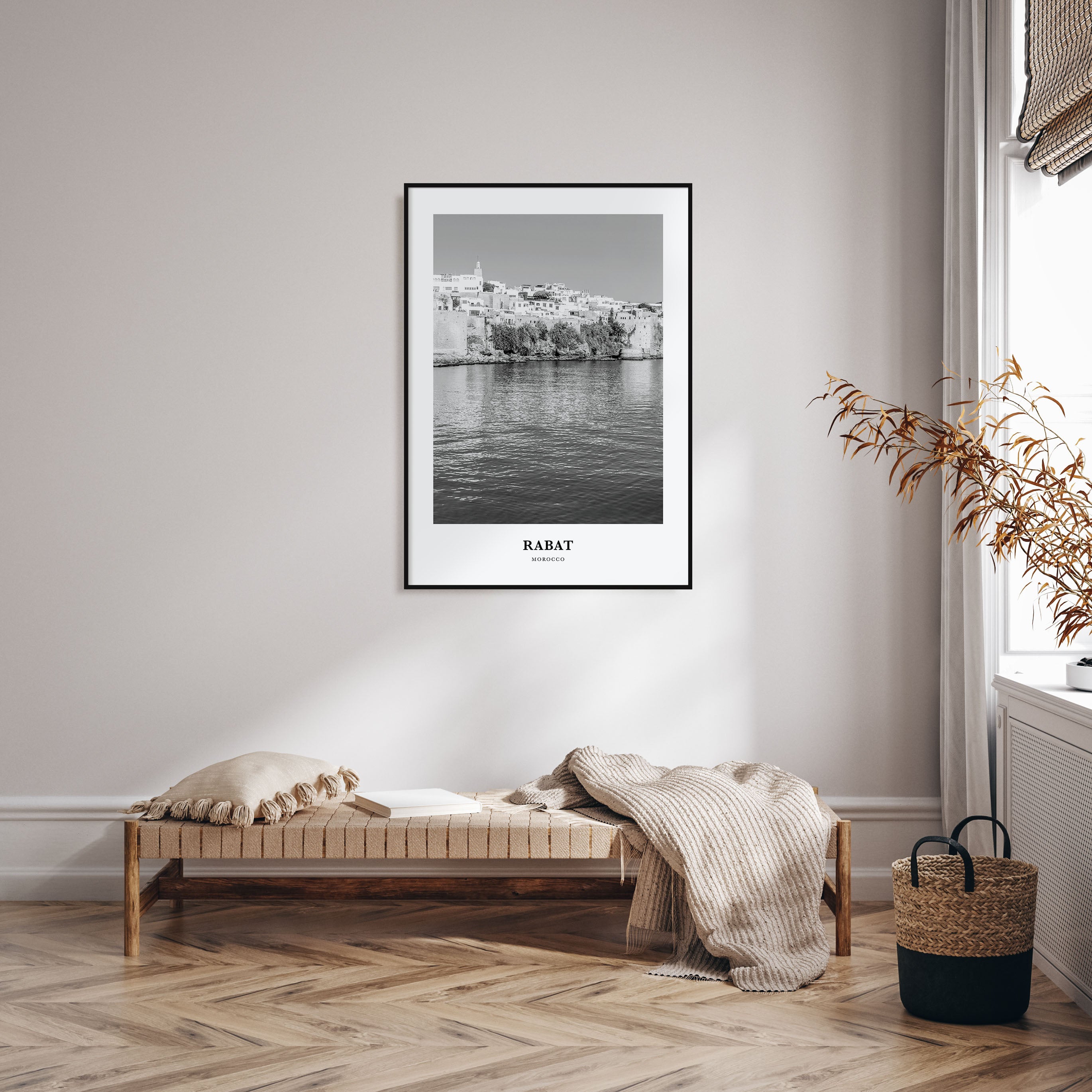 Rabat Portrait B&W Poster