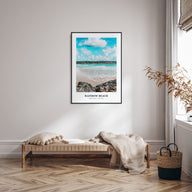 Rainbow Beach Portrait Color Poster