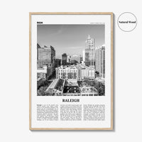 Raleigh Print Black and White No 1, Raleigh Wall Art, Raleigh Poster, Raleigh Photo, North Carolina, USA, United States, North America