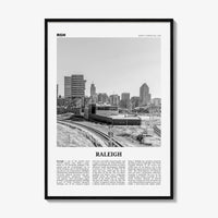 Raleigh Print Black and White No 2, Raleigh Wall Art, Raleigh Poster, Raleigh Photo, North Carolina, USA, United States, North America