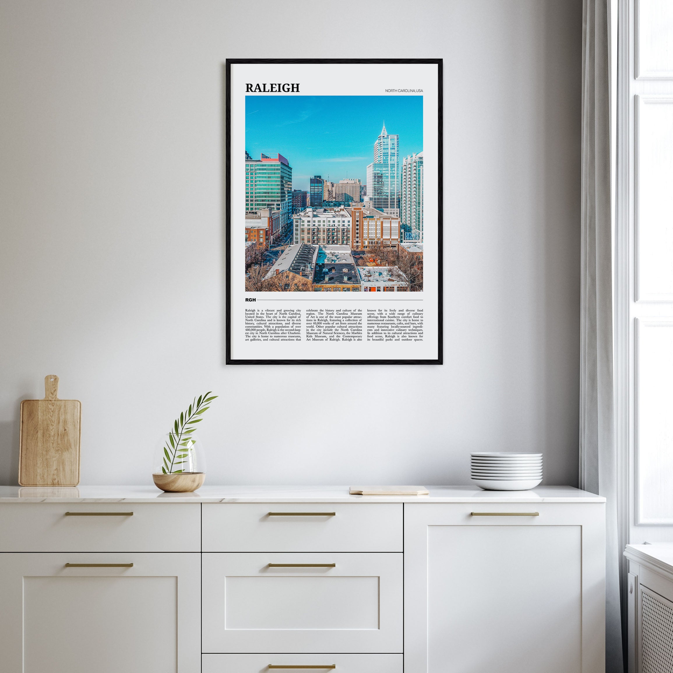 Raleigh Travel Color Poster