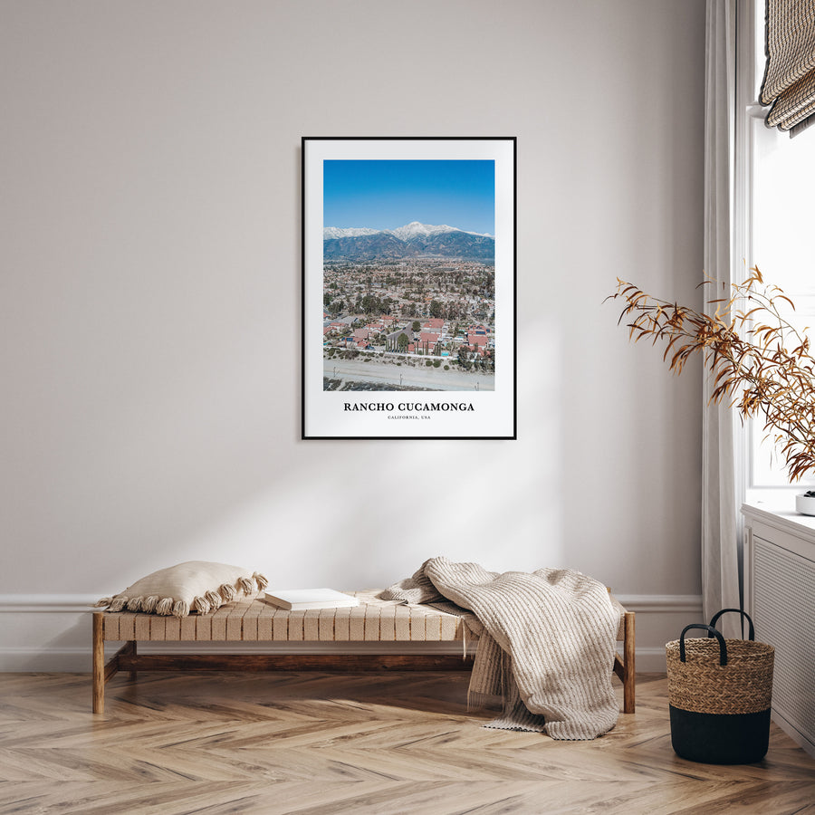 Rancho Cucamonga Portrait Color Poster
