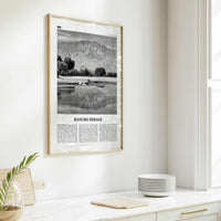 Rancho Mirage Print Black and White, Rancho Mirage Wall Art, Rancho Mirage Poster, Rancho Mirage Photo, Rancho Mirage Wall Décor