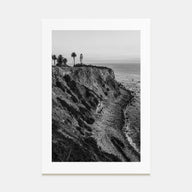 Rancho Palos Verdes Photo B&W Poster