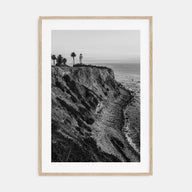 Rancho Palos Verdes Photo B&W Poster