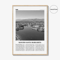 Rancho Santa Margarita Print Black and White, Rancho Santa Margarita Wall Art, Rancho Santa Margarita Poster, Rancho Santa Margarita Photo