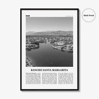Rancho Santa Margarita Print Black and White, Rancho Santa Margarita Wall Art, Rancho Santa Margarita Poster, Rancho Santa Margarita Photo