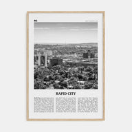 Rapid City Travel B&W Poster