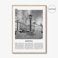 Ravenna Print Black and White, Ravenna Wall Art, Ravenna Poster, Ravenna Photo, Ravenna Wall Décor, Ravenna Map, Italy