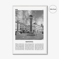 Ravenna Print Black and White, Ravenna Wall Art, Ravenna Poster, Ravenna Photo, Ravenna Wall Décor, Ravenna Map, Italy
