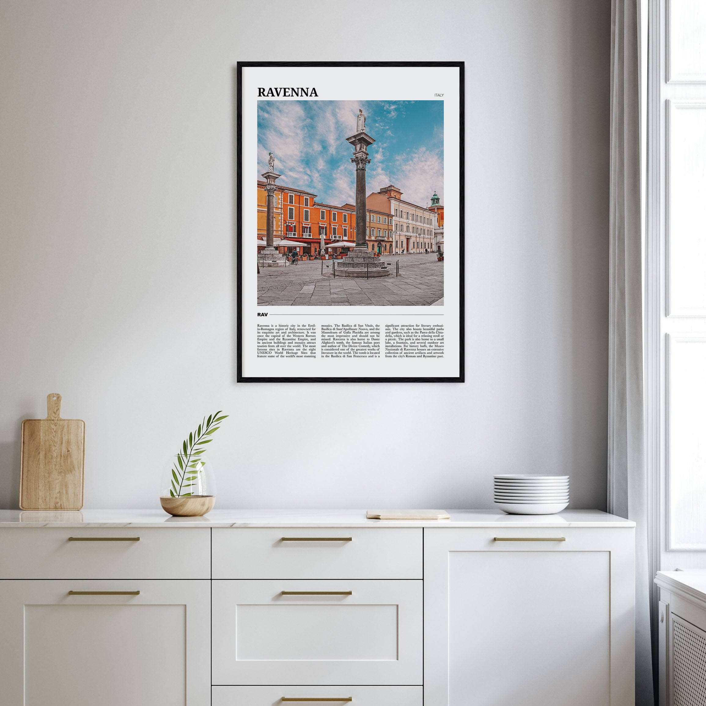 Ravenna Travel Color Poster
