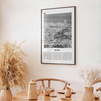 Recife Print Black and White, Recife Wall Art, Recife Poster, Recife Photo, Recife Wall Décor, Brazil, Pernambuco