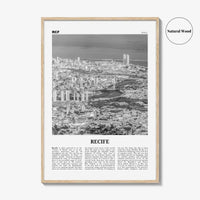 Recife Print Black and White, Recife Wall Art, Recife Poster, Recife Photo, Recife Wall Décor, Brazil, Pernambuco
