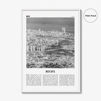 Recife Print Black and White, Recife Wall Art, Recife Poster, Recife Photo, Recife Wall Décor, Brazil, Pernambuco