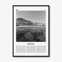 Red Sea Print Black and White, Red Sea Wall Art, Red Sea Poster, Red Sea Photo, Red Sea Wall Décor, Red Sea Map, World
