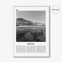 Red Sea Print Black and White, Red Sea Wall Art, Red Sea Poster, Red Sea Photo, Red Sea Wall Décor, Red Sea Map, World