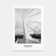 Redding Portrait B&W Poster