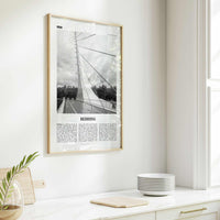 Redding Print Black and White, Redding Wall Art, Redding Poster, Redding Photo, Redding Wall Décor, California, USA, United States