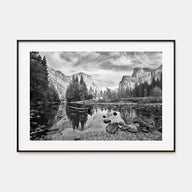 Redwood National Park Landscape B&W Poster