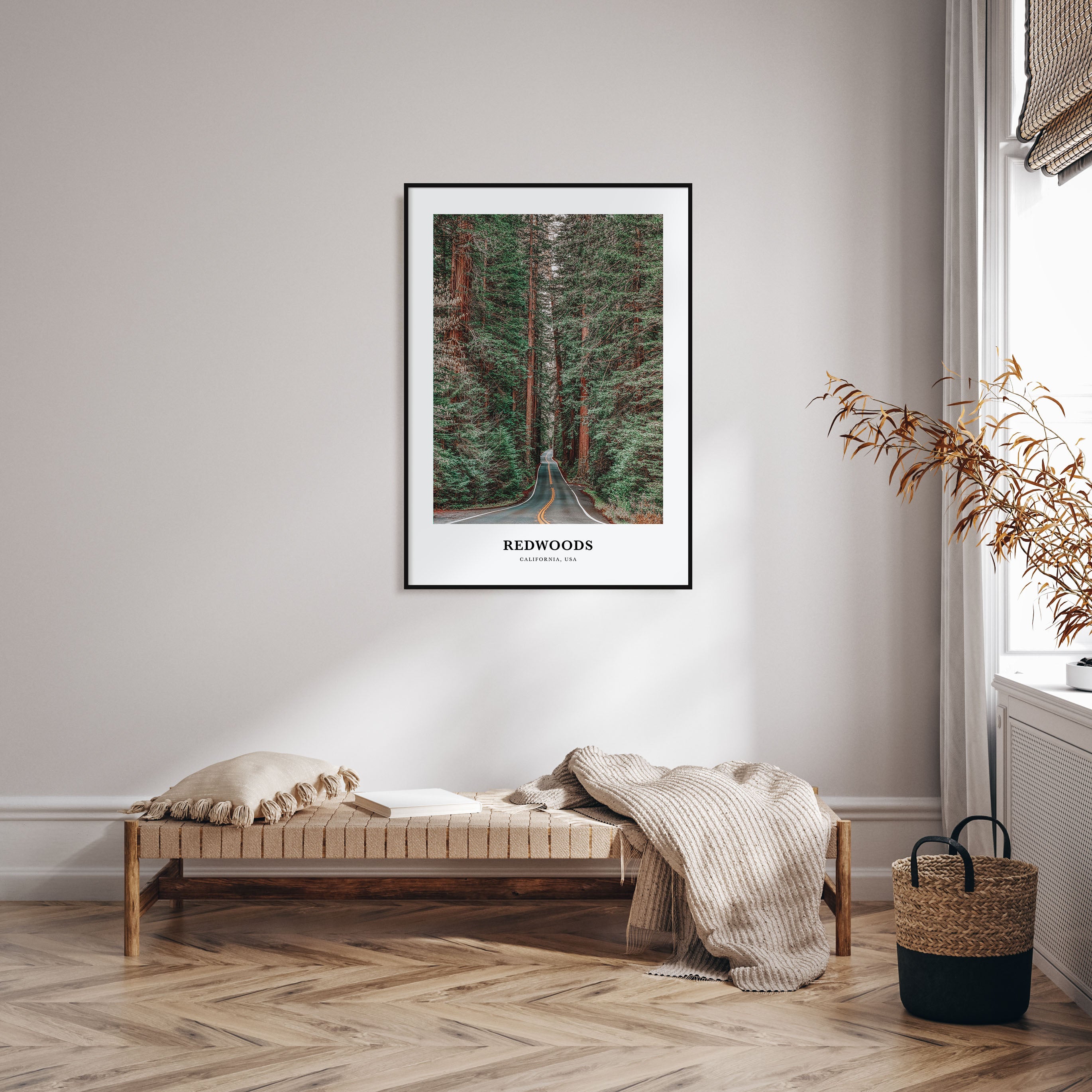 Redwoods Portrait Color Poster