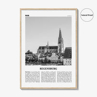 Regensburg Print Black and White, Regensburg Wall Art, Regensburg Poster, Regensburg Photo, Regensburg Wall Décor, Germany, Deutschland