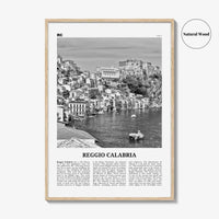 Reggio Calabria Print Black and White, Reggio Calabria Art, Reggio Calabria Poster, Reggio Calabria Photo, Wall Décor, Reggio Calabria Map,