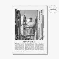 Reggio Emilia Print Black and White, Reggio Emilia Art, Reggio Emilia Poster, Reggio Emilia Photo, Reggio Emilia Décor, Reggio Emilia Map