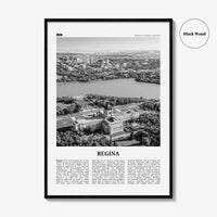 Regina Print Black and White, Regina Wall Art, Regina Poster, Regina Photo, Regina Wall Décor, Saskatchewan, Sherwood