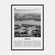 Regina Travel B&W Poster