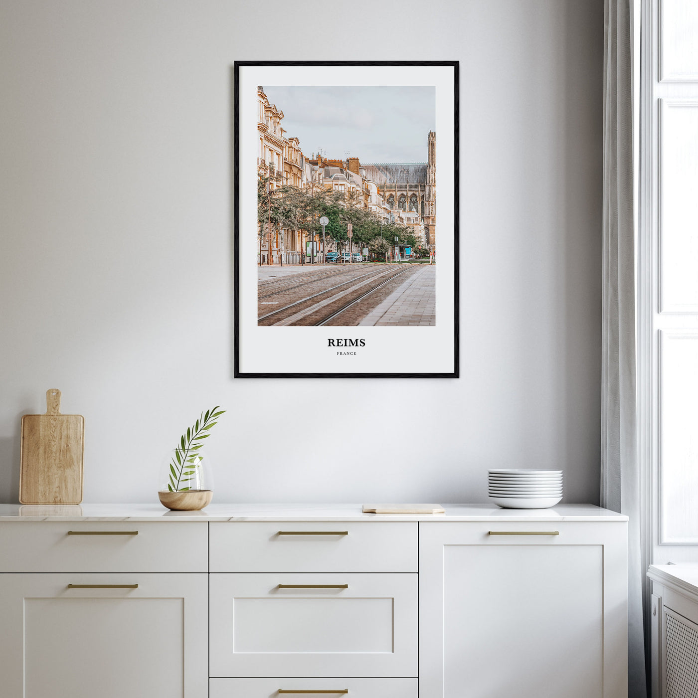 Reims Portrait Color Poster
