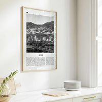 Reno Print Black and White, Reno Wall Art, Reno Poster, Reno Photo, Reno Wall Décor, Nevada, USA, United States, North America