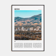 Reno Travel Color Poster