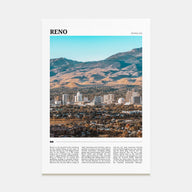 Reno Travel Color Poster