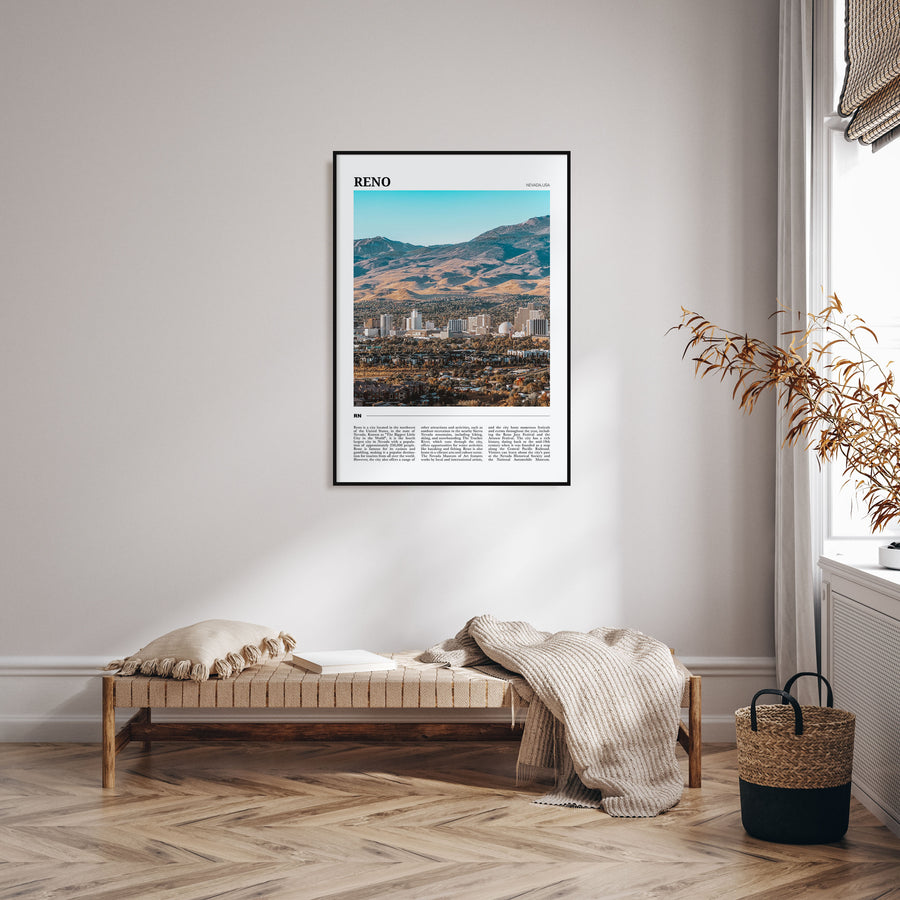 Reno Travel Color Poster
